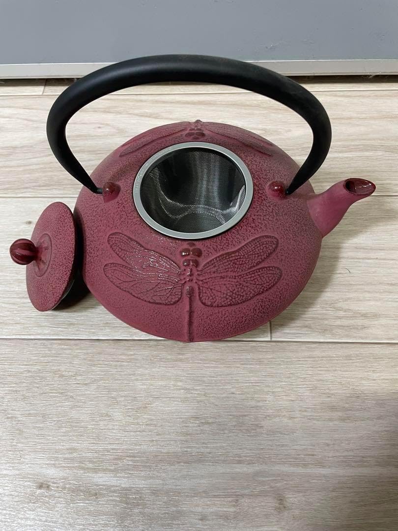 南部鉄器 鉄急須 ピンク OIGEN】【セット】南部鉄器 急須／まろみ